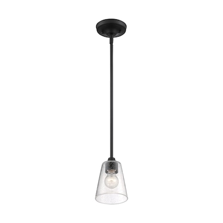 Nuvo Fixure, Pendant, 1-Light, Incandescent, 60W, 120V, A19, Medium Base, Height: 7.25 60/7280